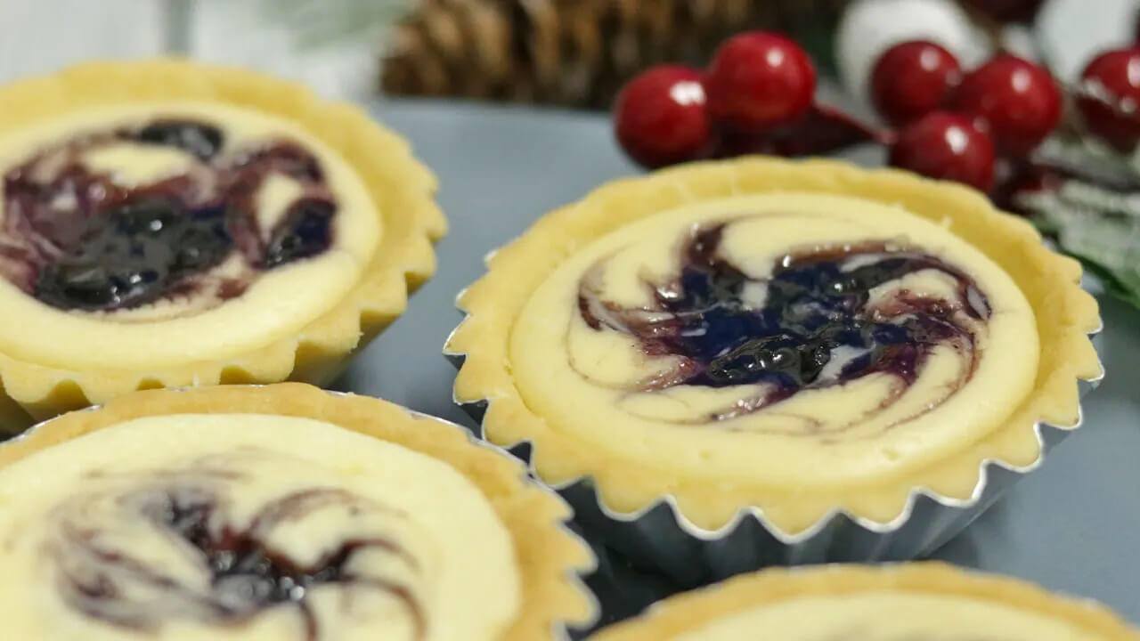 Blueberry Cheese Tart