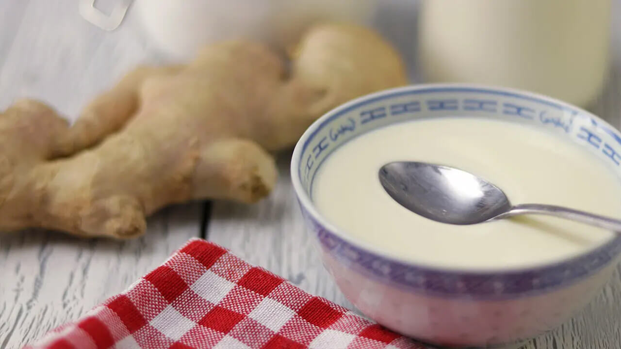 Ginger Milk Pudding