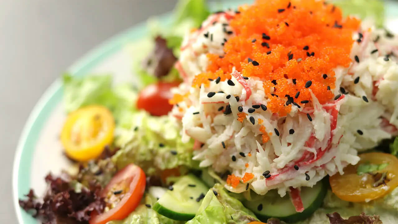 Japanese Kani Salad | Plated Asia Recipe