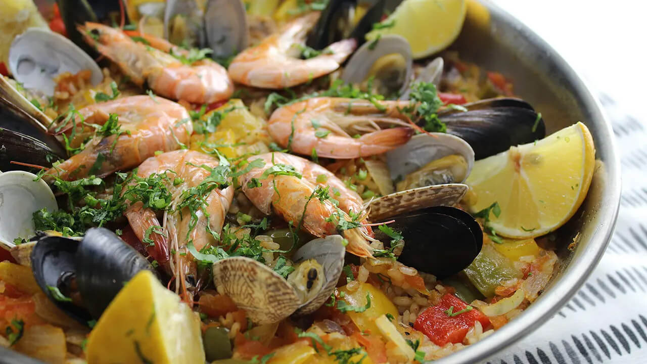 One-Pan Spanish Seafood Rice