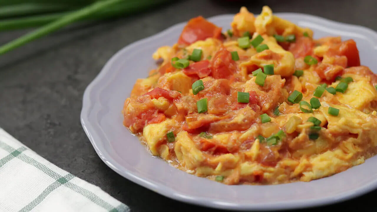 Stir-fried Tomato and Scrambled Egg